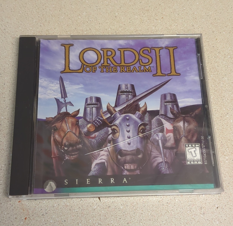 Sierra Lords of the Realm II PC CD-ROM Game Disc (MPN 52166)