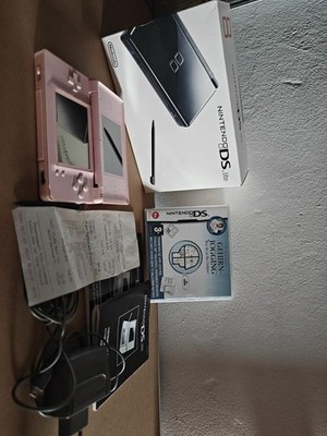 !Scharnier Defekt! Nintendo DS Lite Rose Handheld-Spielkonsole