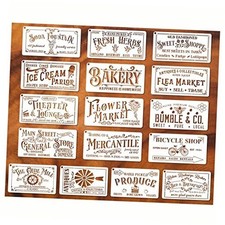 Farmhouse Stencils for Painting on Wood Kitchen Paint Stencils Flower Farm