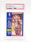 MICHAEL JORDAN 1991-92 FLEER ALL-STAR TEAM BASKETBALL BULLS #211 PSA 7 Q6277