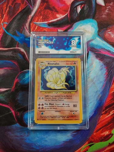 Ninetales - 12/102 - Base Set Unlimited - Ace Grading 8 - English