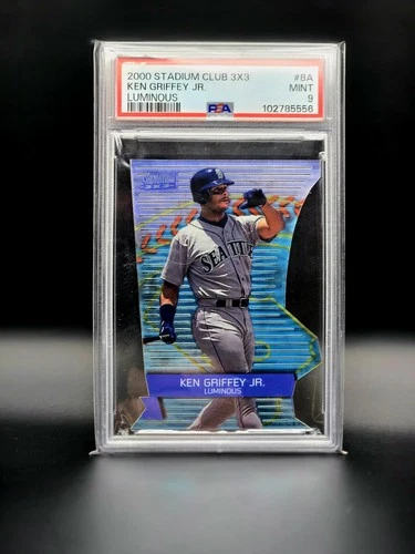 Ken Griffey Jr 2000 Topps Stadium Club Luminous Insert PSA 9 Mint HOF