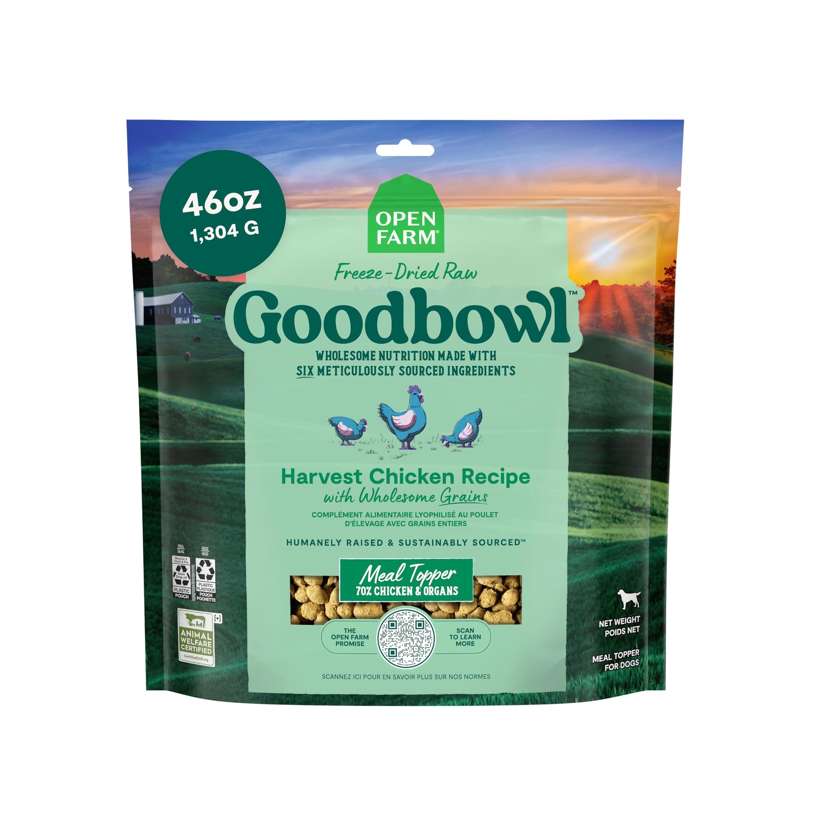 Topper, Freeze Dried Raw, Harvest Chicken & Whole...