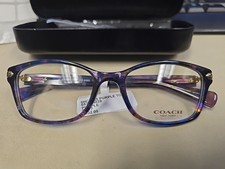 Coach Womens Eyeglasses HC6065 5288 Confetti Purple 51mm