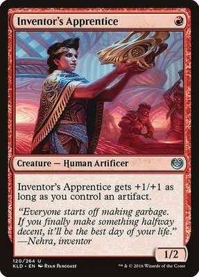 [MTG] Inventor's Apprentice (Foil) (120) (KLD) LP-HP