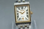 *N MINT* Vintage SEIKO Premier 7N32-0DT0 Rectangular Roman Dial Date Mens Watch