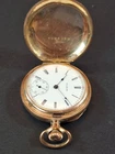 Vtg ELGIN Gold-Filled Hunter pocket watch, Grade 286 model 2. 7J