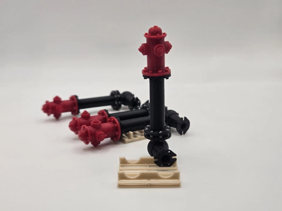 1/50 Scale Fire Hydrants with Valve *4 Pack* - Image 4 of 4