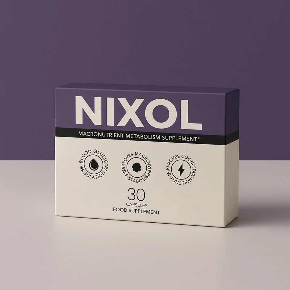NIXOL Macronutrient Metabolism Supplement 30 Capsules - Image 2 of 4