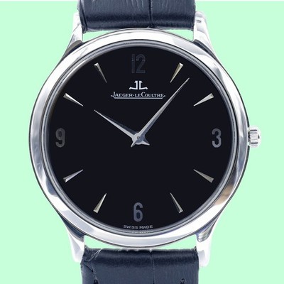 Jaeger-LeCoultre Master Ultra Thin Steel Manual-Wind 34mm Watch w/ Papers