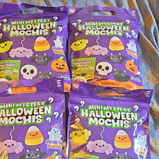 Crazy Fun Mini Mystery Halloween Mochis 32-Piece Set Ages 8-11 2026 Lot Of 4