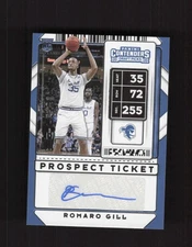 2020 Panini Contenders Draft Picks #104 Romaro Gill AUTO