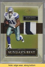 2007 Donruss Classics Sunday's Best Jerseys Prime 18/25 Julius Jones READ 0q3