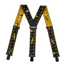 Men's Suspenders 2 Inch Wide Elastic Y Back Suspenders for Men Y-black Rule