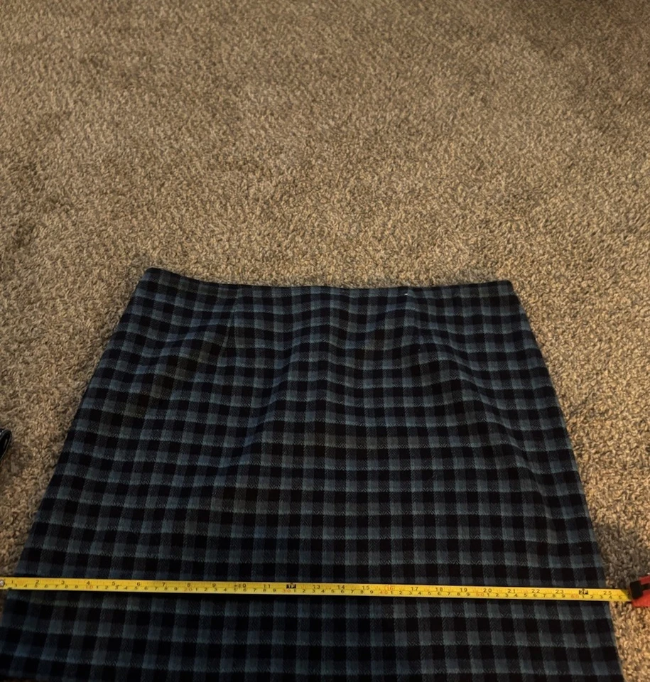 Mini-saia xadrez Venezia Jeans VJ tamanho 20 Y2K vintage - Imagem 3 de 4