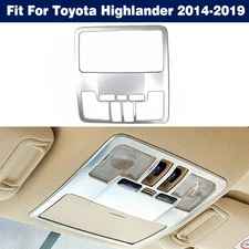 Silver Inner Reading Light Lamp Cover Bezel Trim For Toyota Highlander 2014~19 