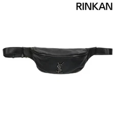 Saint Laurent Paris PLB569737 Leather Waist Bag Men's 12 28-1 6 Delay Used 51e21