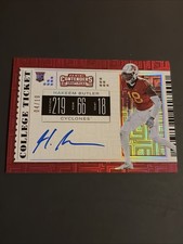 2019 Hakeem Butler Panini Contenders Draft College Ticket Auto /10 Iowa State