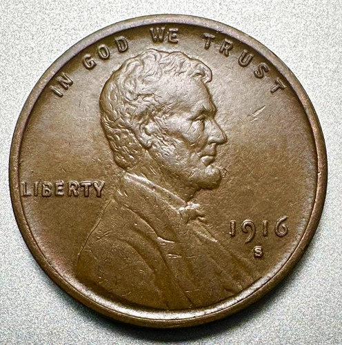 1916-S  LINCOLN CENT  AU  BETTER DATE #1782