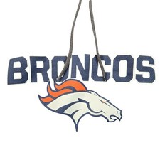 Denver Broncos Hoodie Sweatshirt Mens Large Gray NFL Football Logo Team Apparel