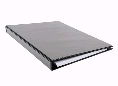 Ruby Paulina 17" x 11", 1" Winkel-D Ring schwarz Vinyl Ansichtsordner (615910) - Bild 2 von 2