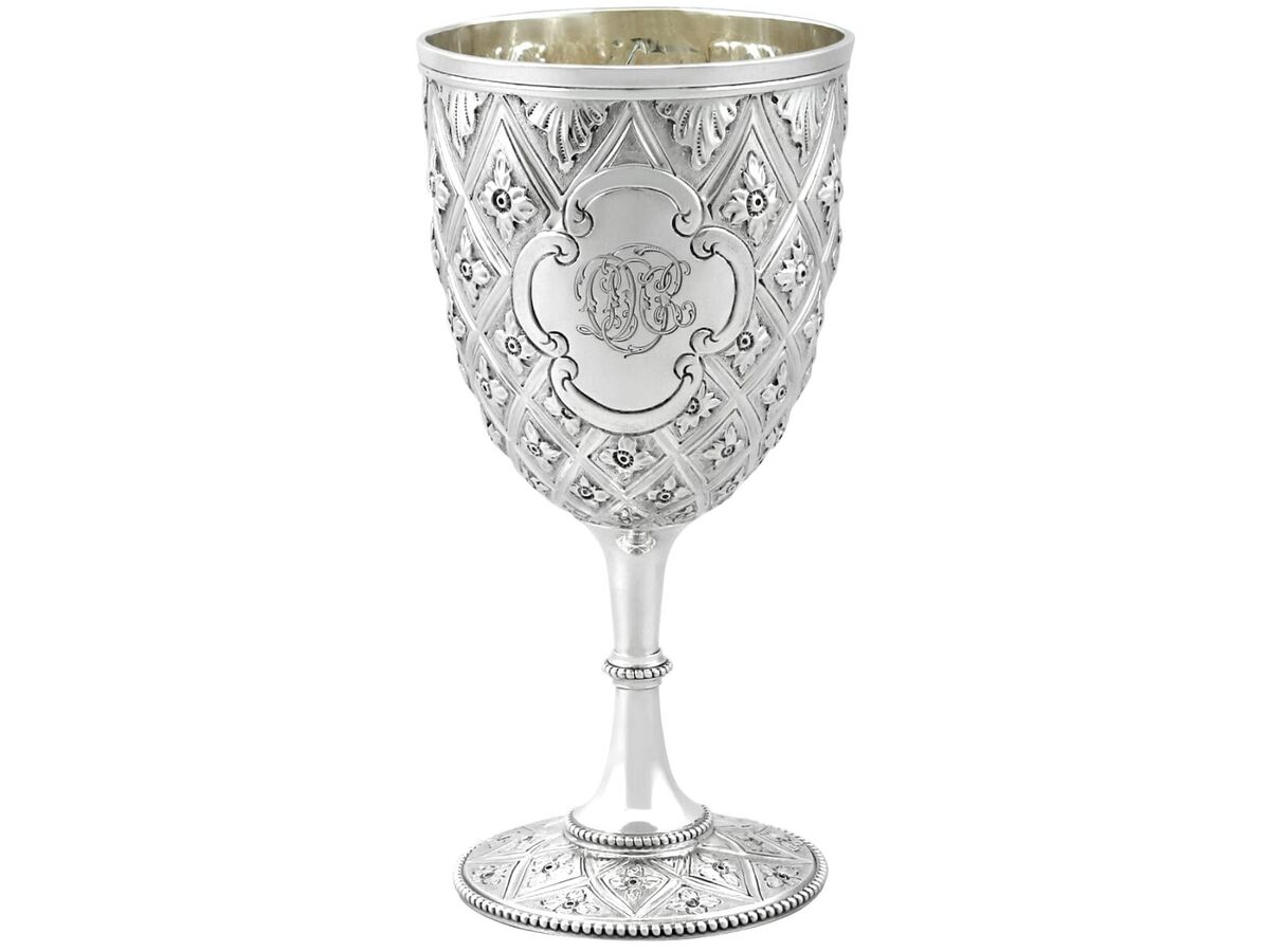 Antique Victorian Sterling Silver Goblet | eBay Antique Victorian Sterling Silver Goblet | eBay