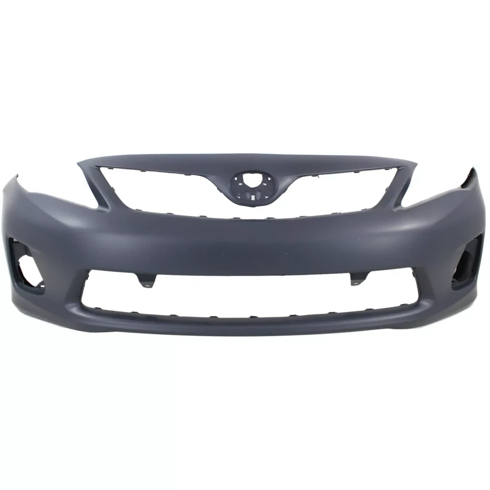 Front Bumper Cover Kit With Fog Lights For 2011 2012 2013 Toyota Corolla Sedan - Image 3 of 4