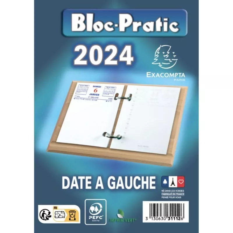Calendrier 2024 Cahier De Travail Bloc-notes Calendrier De Bureau