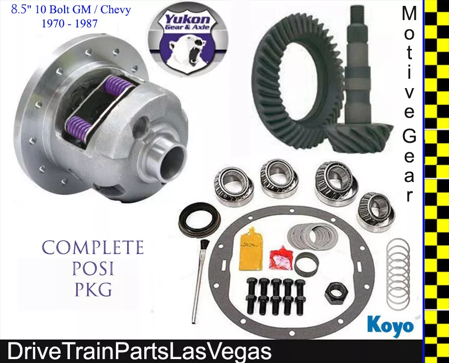 GM Chevy 4.10 70 87 Yukon Posi Package 8.5 Ring Pinion Gear Set
