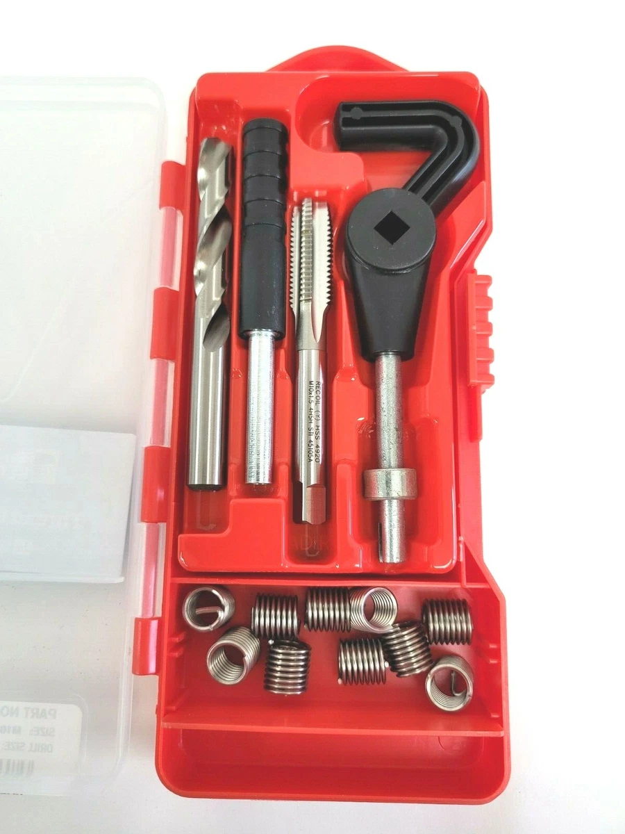 M10 X 1.5 METRIC THREAD REPAIR KIT 35108 HELICOIL TYPE RECOIL 
