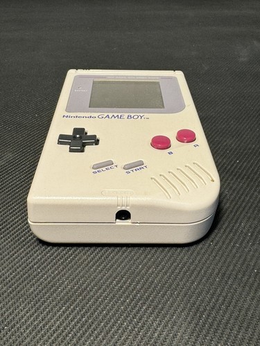 Rare Original Nintendo Gameboy Classic Gray DMG-CPU-01 With Red Sticker Back - Picture 3 of 5
