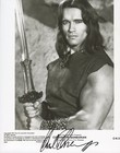 Arnold Schwarzenegger ~ Signed Conan the Barbarian Photo Aut