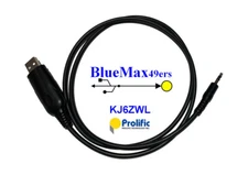 USB ICOM Programming Cable & Software for IC-F1000 & IC-F2000 Series OPC-478p