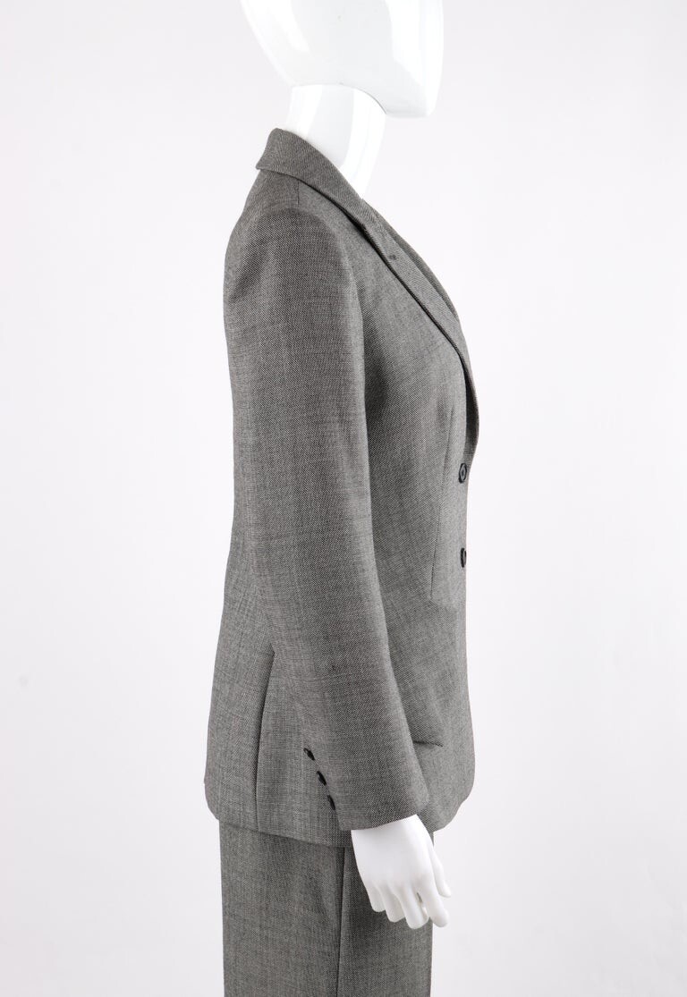 ALEXANDER McQUEEN A/W 1998 “Joan” Gray Blazer Jacket Wide Leg