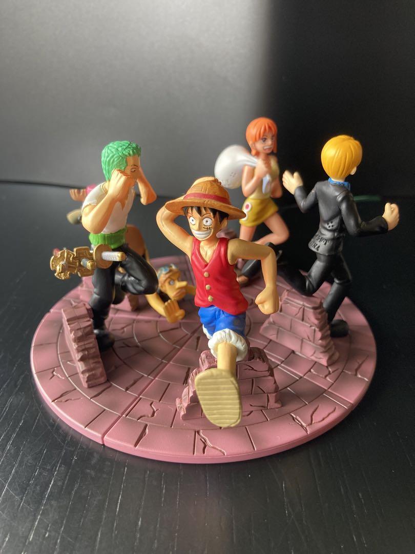 6pcs/set One Piece Anime Crocodile Kizaru Luffy Nami Nico Robin