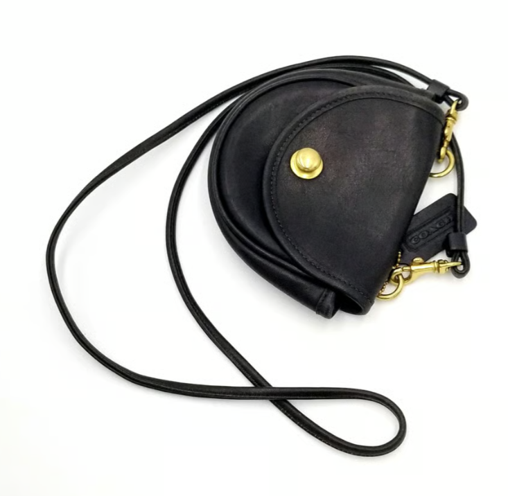 Coach Vintage Black 349 Leather Crossbody | eBay