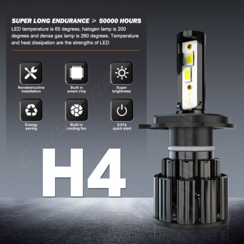 Brightest 7x6" 5x7 Led Projector Headlights Halo DRL For Mazda B2000 B2200 B2600 - Picture 2 of 12