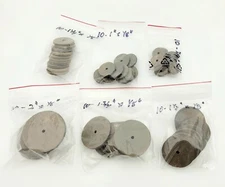 Grey Millboard Discs Lot of 60 6 Sizes Teddy Bear/Doll Joint Pieces Crafts