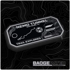 Nemo Tunnel Trail Badge (Wartburg, TN)