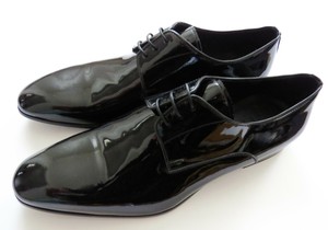 $850 PAL ZILERI Black Patent Leather Tuxedo Smoking Shoes 10 US 43 Euro 9  UK | eBay