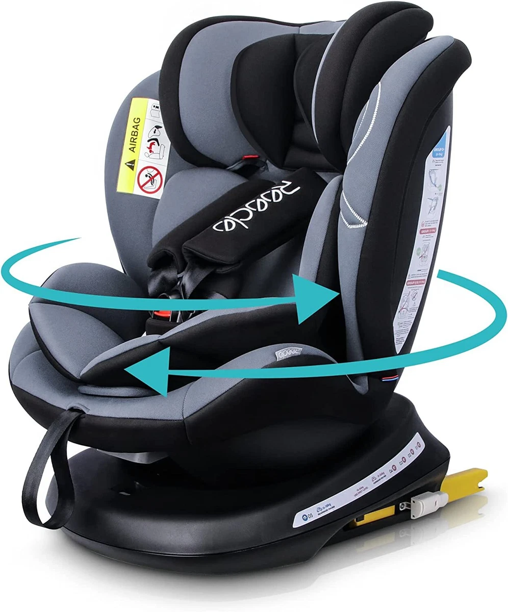 Reecle Siège Auto pivotant 360° ISOFIX Groupe 0+/1/2/3 0-36kg