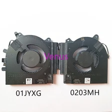 Laptop CPU GPU Cooling Fan for DELL 2021 G15 5510 GTX1650 01JYXG 0203MH