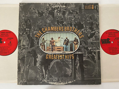 THE CHAMBERS BROTHERS 2LP GREATEST HITS 1970 VAULT SLP 135/2 MONARCH 1ST PRESS