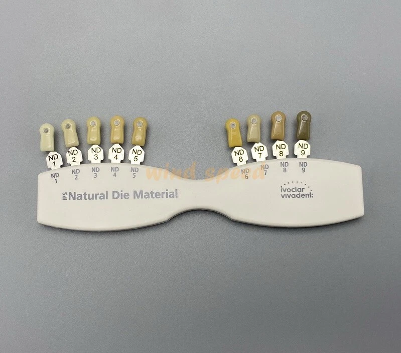 Dental IPS Natural Die Material Guía de Sombra Ivoclar Vivadent ND1-9 Pilar 1 Juego Foto 3 de 4