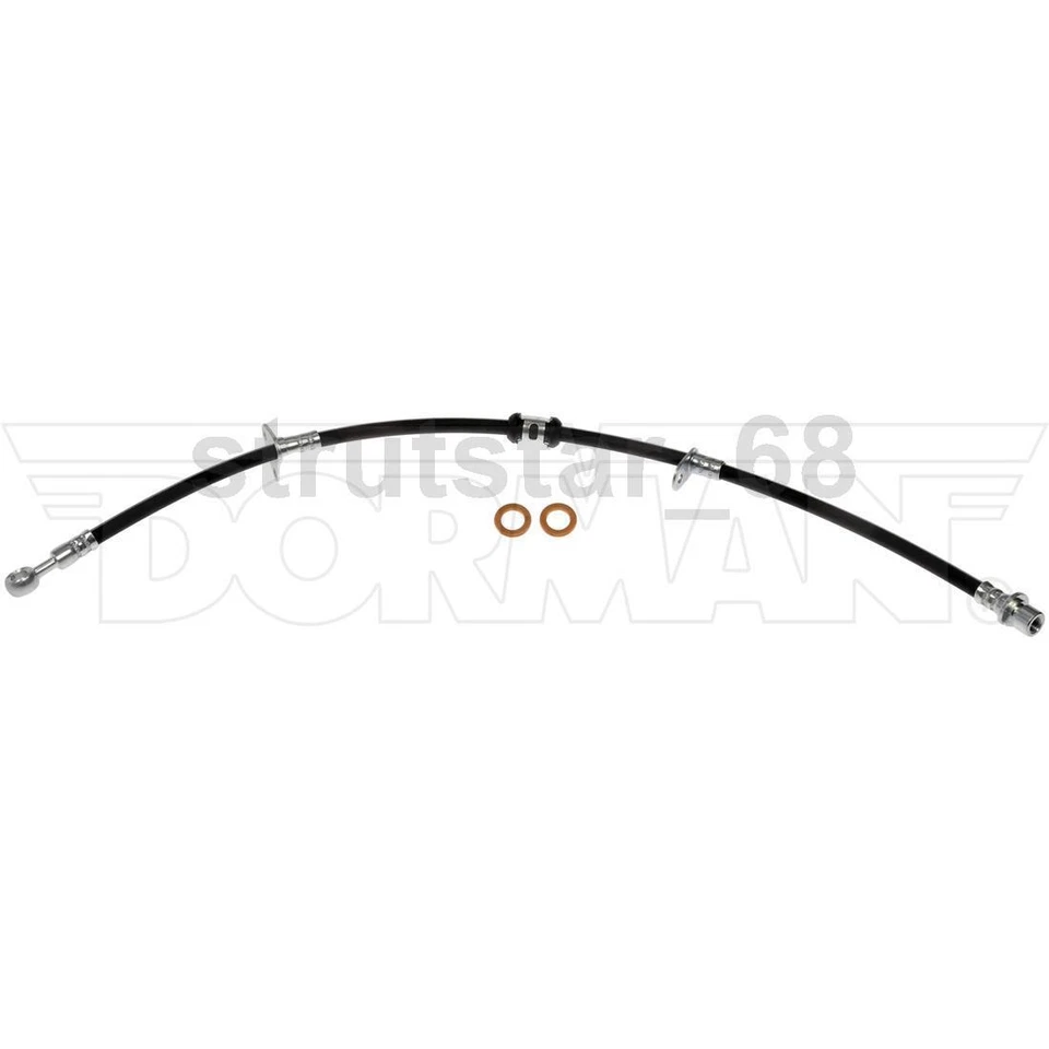 2 mangueiras de freio dianteiras para Honda Accord 1991 Honda Accord 1990 - Imagem 3 de 4