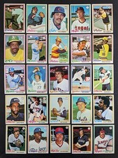 1978 Topps Baseball Set Break 25 Cards