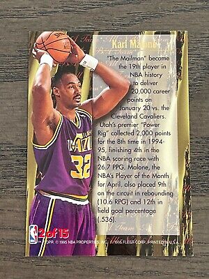 1995-96 Ultra All-NBA Karl Malone Gold Medallion #2 Jazz (A 1995-96 Ultra All-NBA Karl Malone Gold Medallion #2 Jazz (A