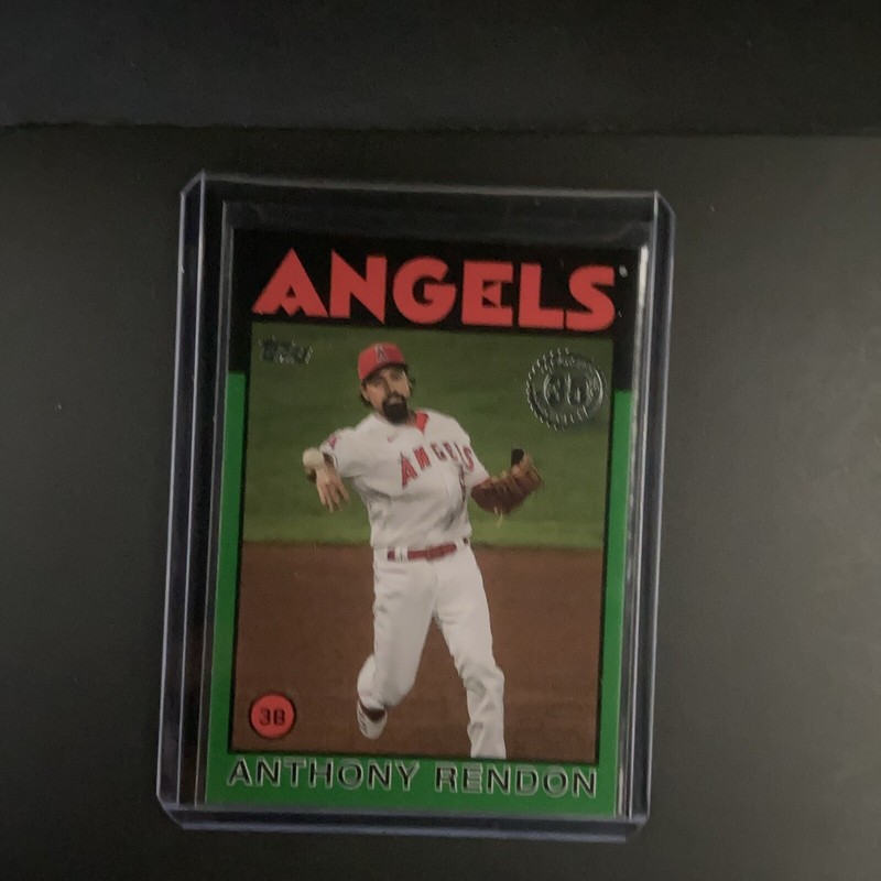 2021 Topps 1986 Topps Baseball 35th Anniversary Green Anthony Rendon #86B-33