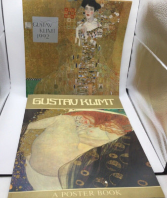 GUSTAV KLIMT    A POSTER BOOK クリムト 15” Gustav Klimt: A Poster Book From 1976 & a Calendar From