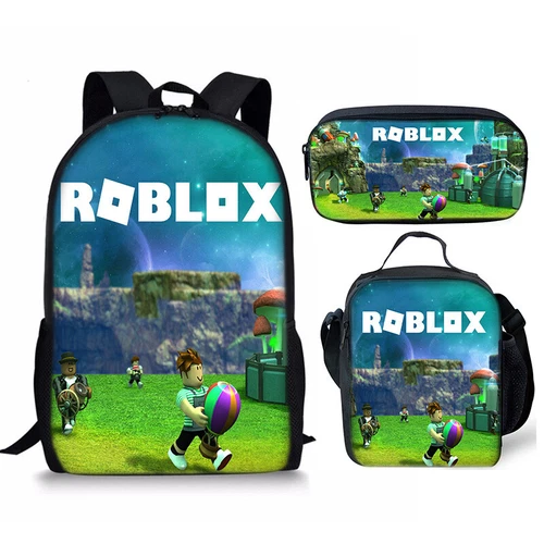 Roblox Game Backpack School Rucksack Shoulder Bag Lunch Bag Pencil Kids Gift new - Picture 35 of 50